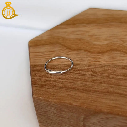 💍 925 Pure Silver (Chandi) Nose Ring