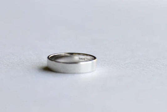 Menās 925 Sterling Silver Band RingāØ