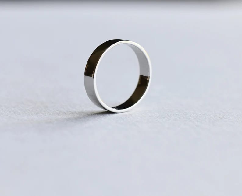 Men’s 925 Sterling Silver Band Ring✨