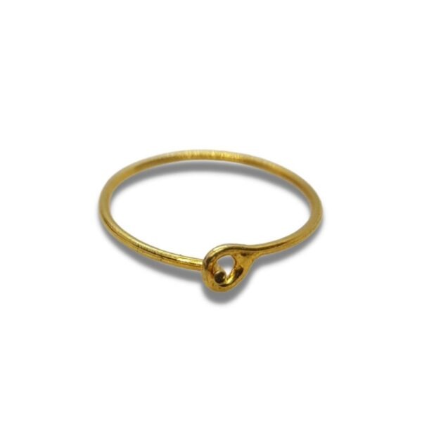 21K Pure Gold Simple NoseRing ๐