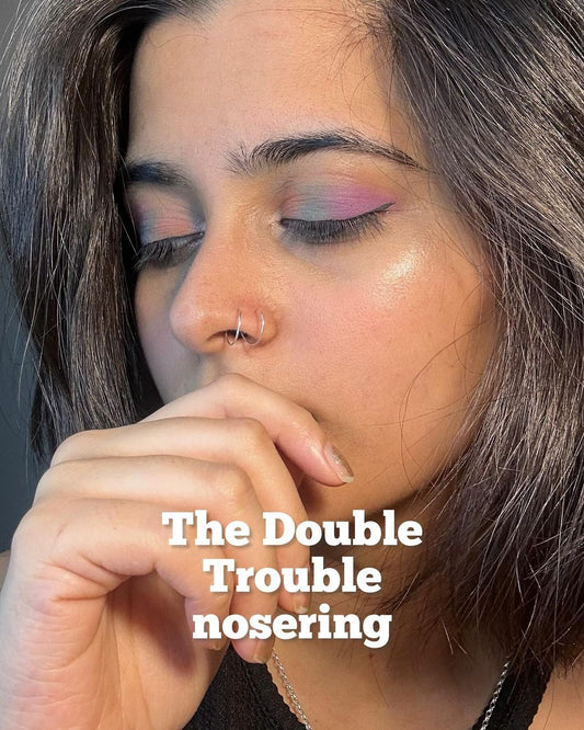 THE DOUBLE TROUBLE NOSERING✨
