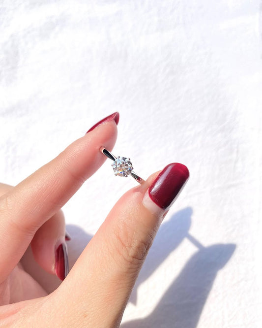 1 Carat Moissanite Diamond Ring💍✨